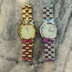 Marc by Marc Jacobs gold and silver watches